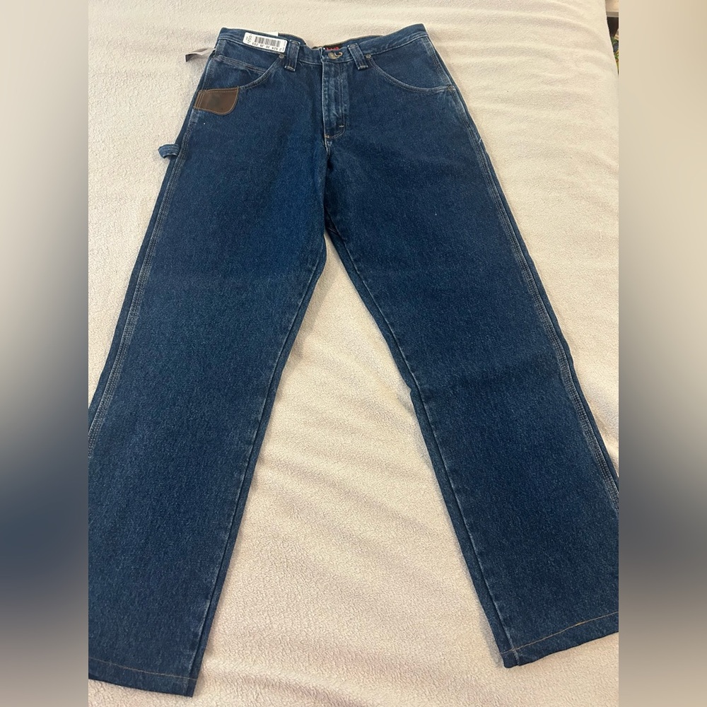 Wrangler Riggs Workwear 32x34 Work Horse Relaxed Fit Durashield Denim NWT